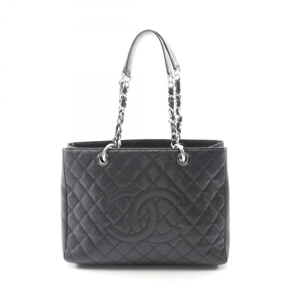 Chanel Matelasse Grand Shopping GST Tote Bag Caviar Leather Grained Calfskin